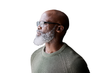 Adult male wearing glasses